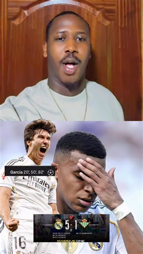 Edson Mugisha Ntihinyuzwa on Instagram: "MASSIVE ONE 🚨 ❌ No Kylian Mbappé… ✅ NO PROBLEM. ⚪️ Real Madrid 4–1 Real Betis Hat-trick hero Gonzalo García ⭐⭐⭐ @ijabo_kawa"