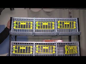 Cimuka Quail Cage Complete Layers 5 Storey 3 Rows for 175-200 quails full unpack