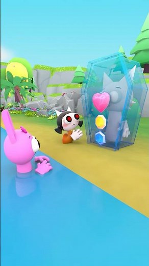 Pinki Mermaid Saves Wenda Doll’s Mom with the Power of Heart #sprunki #viral