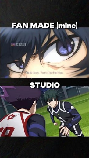 I Re-Animated THE notorious Blue Lock scene.. 🫨⚽ #bluelock #anime #animation #isagi #rin #art