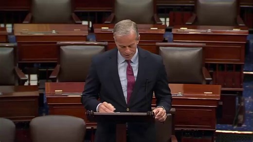 🚨 BREAKING: SENATE LEADER JOHN THUNE JUST UNINTENTIONALLY DROPPED A MASSIVE RED PILL — HIS OWN WORDS PROVE THE DEEP STATE CABAL IS DELIBERATELY SABOTAGING AMERICA’S BORDERS BY REFUSING TO FUND SECURITY AT ALL!“Border security and immigration enforcement are crucial functions of government. They are essential to maintaining public safety. Democrats have opted not to fund them. At all.”EXACTLY! 👏🏻 This is ironclad proof the Democrat traitors are holding our nation HOSTAGE to keep the invasion f