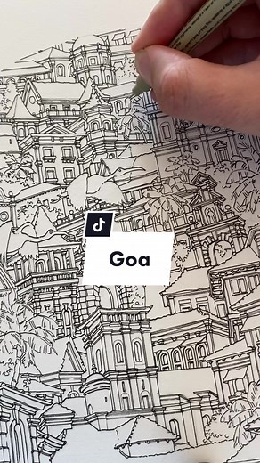 Exploring Goa through Travel Art and Illustration