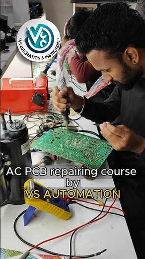 Live AC PCB repairing by student | AC PCB repairing course | AC PCB repairing institute