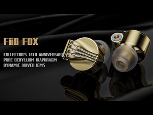 FiiO FDX-Pure Beryllium Diaphragm Dynamic Driver Headphone--FiiO earphone 2021