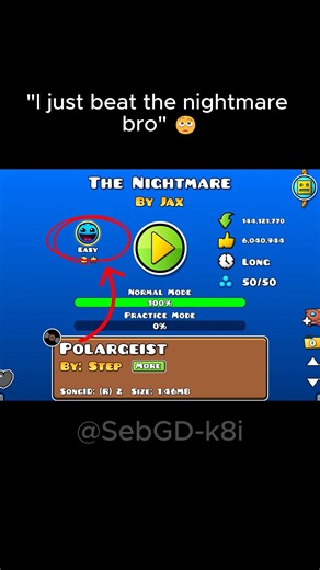 I also beat unnerfed back on track😭😭🙏 #gd #geometrydash #gaming