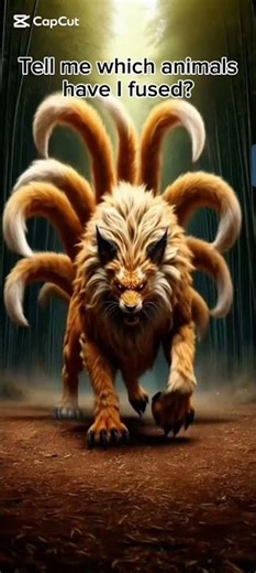 Tell me which animals have I fused? #ytshorts #subscribe #support #transformation #fusion #trending