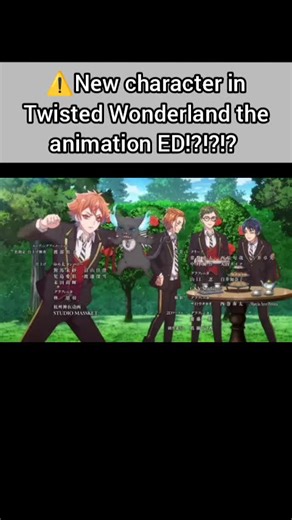 New character in Twisted Wonderland the animation ED!?!?!?!? #oc #digitalart #animation #art