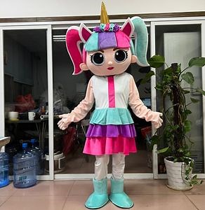 [Hot Item] Cheap Price Custom Made Cartoon Girls Mascot Costume