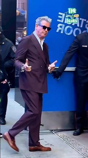 Pierce Brosnan serving pure James Bond vibes ✨🔥 #piercebrosnan