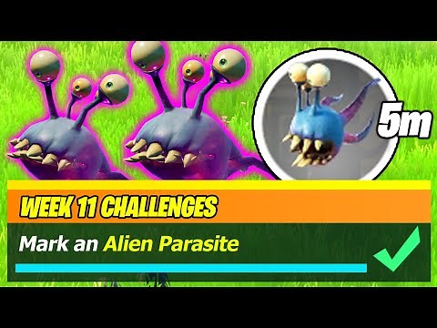 Mark an Alien Parasite LOCATIONS & Dance with an Alien Parasite (Fortnite Week 11 Quests)