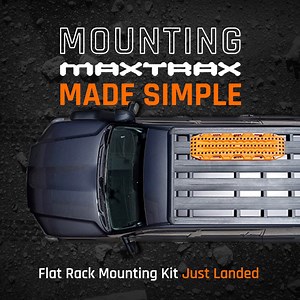 1.2K views · 18 reactions | The Flat Rack Mount Kit has landed!  This little beauty is a universal bracket designed to quickly and easily mount your MAXTRAX flat on top of your roof rack. Save space in your car, and securely carry either 2 or 4 MAXTRAX MKIIs or XTREMEs  Shop Now  bit.ly/flat-rack-mount | MAXTRAX | Facebook