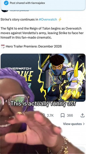 Black Character Gets Lightning Powers Again: Overwatch Strike Reaction