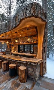 2.8M views · 98K reactions | Timeless outdoor kitchen ideas 朗 | Log Cabin Ideas | Facebook