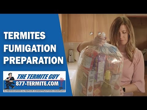 Termite Tenting/Fumigation Preparation