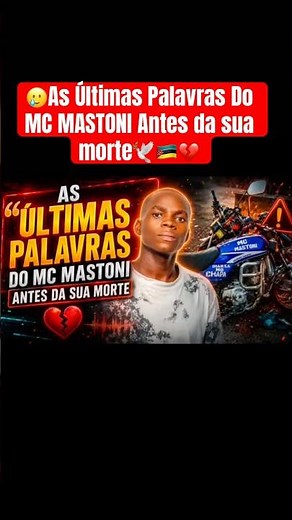 🕊️MC MASTONI's Last Words Before His Death