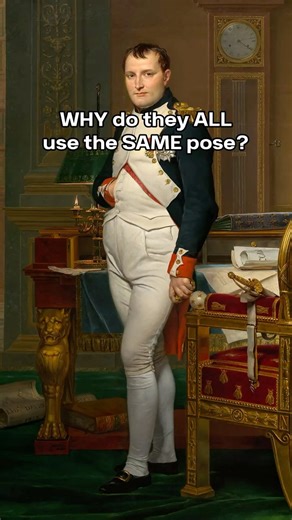 WHY do they ALL use the same pose? #history #art #painting
