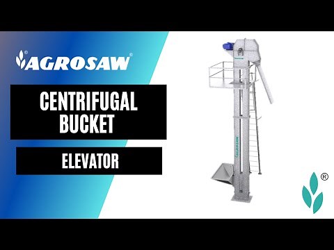Animation of bucket elevator to vertically move your grain, seeds & pulses gently and quickly.