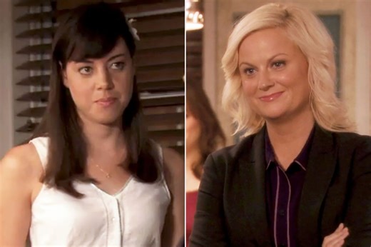 Aubrey Plaza teases Amy Poehler for 'crying all day' during April and Andy's wedding episode on 'Parks and Rec'