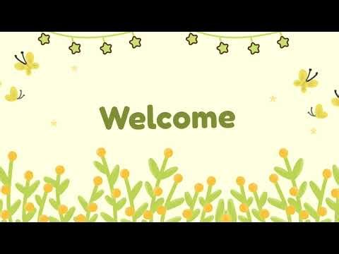Welcome to our classroom- smart board background- floral- boho- nature background for classroom
