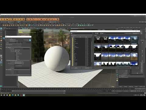 MayaX New Content Browser - Auto Assign HDRI and Texture files