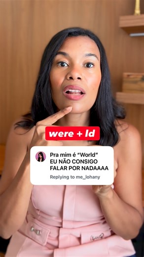 Debbie Cordeiro | Pronunciation and Fluency Coach 🇺🇸 | A palavra “world” é um ótimo exemplo de como a pronúncia no inglês americano nem sempre segue a lógica da escrita - e de como articulação e... | Instagram