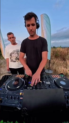 Outdoor DJ Setup: Setting the Vibe with Music and Nature! #shorts