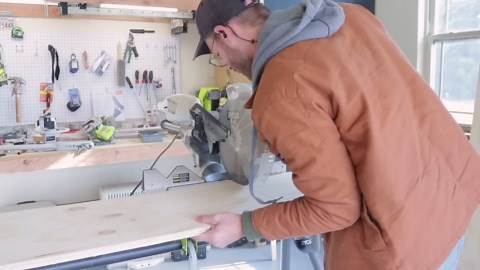 How to Make a Modern Plywood Media Console With Metal Legs at Minimal Cost