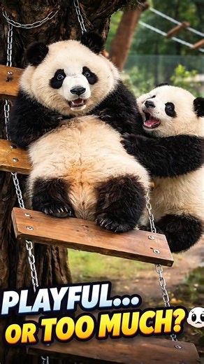 Baby Panda Scares Mom #shorts #shortvideo