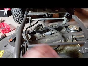 Husqvarna rider 112c / service / remove cutting unit