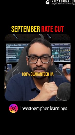 Investographer on Instagram: "September rate cut 🤯.. would possible 🤔🤑🤑❓ . #trading #investing #finance #ratecut"
