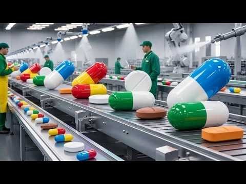 How Are Made Tablets and Capsules in Factories | Complete Pharmaceutical Process