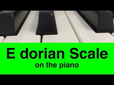 E Dorian Scale Piano Tutorial✨