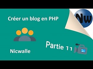 [11/17] Créer un blog avec Back-office en PHP | Partie 11