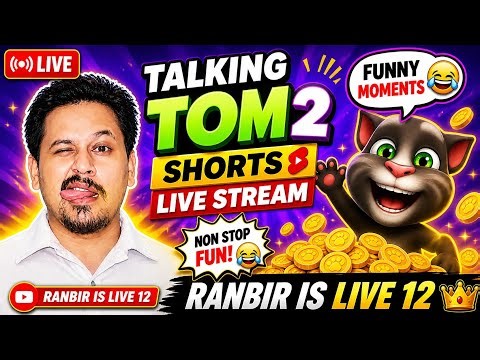 My Talking Tom 2 Live 🔴 Crazy Fun + Funny Moments 🤣 | RANBIR IS LIVE 12