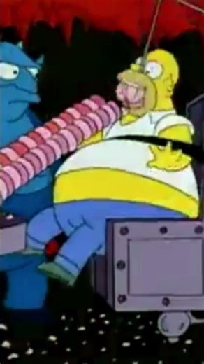 Homer Simpson Eating Donuts In Hell 🍩 🍩 🍩 🍩 🍩 🍩 🍩