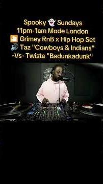 Taz -Vs- Twista 🔊 Grimey #RnB & #HipHop set for @ModeLondon #spooky #dj #vinyl #fyp 😉