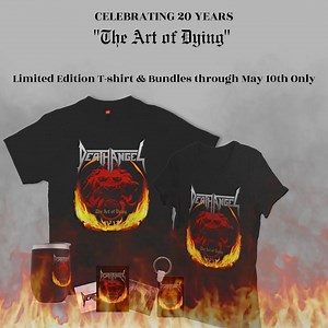 It’s been 20 years since we released "The Art of Dying". We’re celebrating with this limited edition anniversary design; a symbol of our journey and our gratitude to you, our friends and fans, who've been with us through thick and thin. Grab your bundle before they’re gone! Cheers to twenty-years🤘 | Death Angel