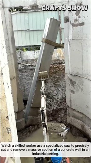 The Process of Cutting a Concrete Wall