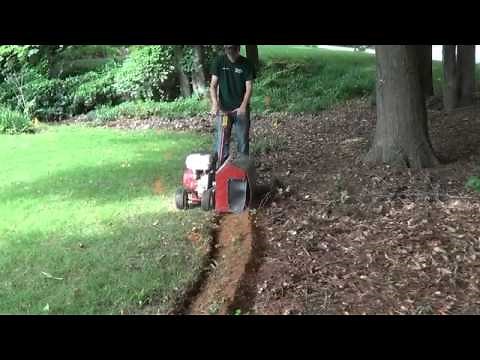 How to bed trench a yard