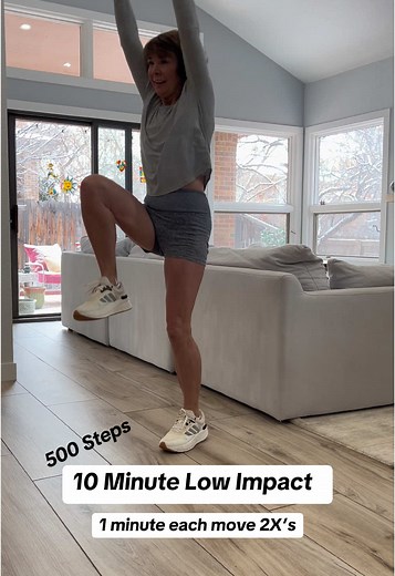 10 Minute Low Impact Cardio Exercise for Winter Workouts
