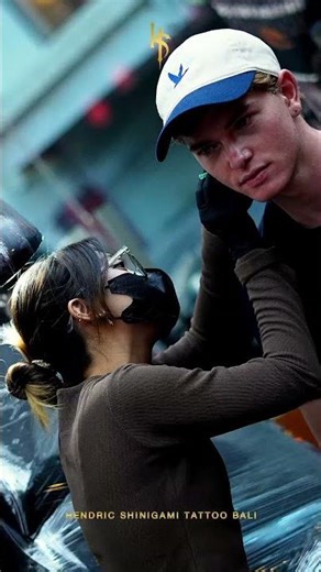 He is back for another Lobe Piercing at Hendric Shinigami Tattoo Bali ￼#bali #piercing