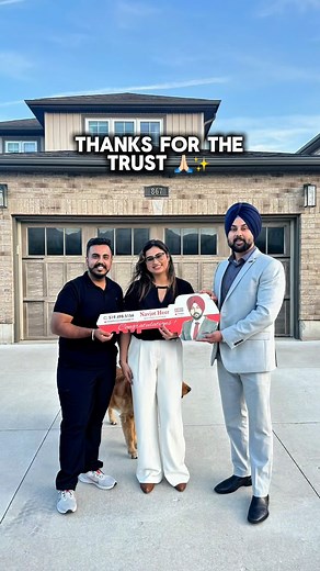 🎉Congratulations on Purchase of your first HOME 🏡 I remember when we met first time on open house 📝 and you both were hunting for the perfect place! Then later we made a plan 🤝 and executed it , that’s where magic 🪄 happened and you got your DREAM HOME 🏡✨ 🐕 Enzo also became new boss of the neighbourhood🤩 Thank you 🙏🏻 for choosing me among 1000’s of other realtors, grateful for your trust 🤩🤝✨ | Navjot Heer Real Estate