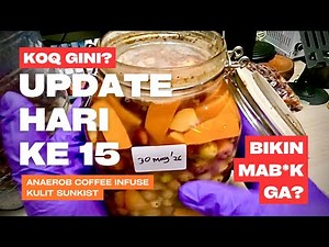 Anaerobic Coffee Wine Process: 15 Days! Fermenting Green Bean Coffee Infused with Sunkist, the Re...