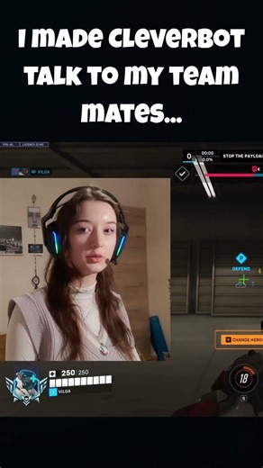 I made Cleverbot talk to my team mates