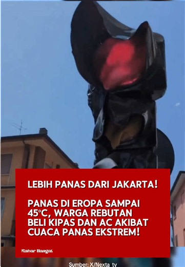 Gelombang panas dengan suhu ekstrem mencapai 45 derajat Celsius melanda negara negara di Eropa. Kondisi ini membuat warga sampai berebutan membeli kipas dan AC. #panas #eropa #europe #kipas #heatwave