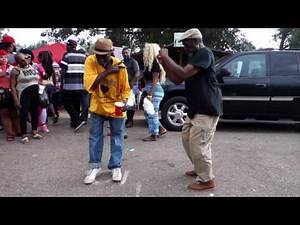 2016 Footwash Festival - Men Dancing on Street