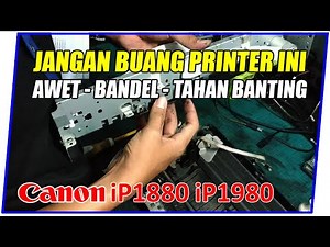 cara mengatasi printer canon error the following ink cartridge cannot be recognized