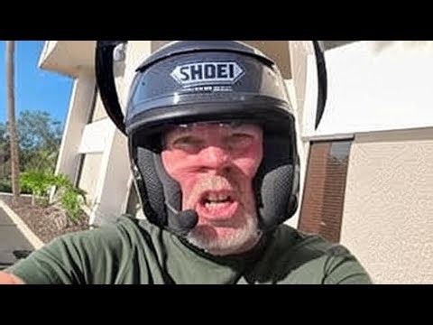 Sarasota Tim sports a small helmet