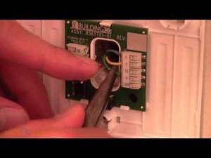 How to install an ADCT2000 Alarm.com Smart Thermostatwith a 2GIG Go!Control System