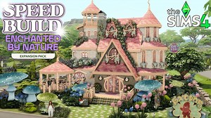 搬运：🧚 美丽的仙女图书馆！[Sims 4] Enchanted By Nature - No CC! Speed Build
